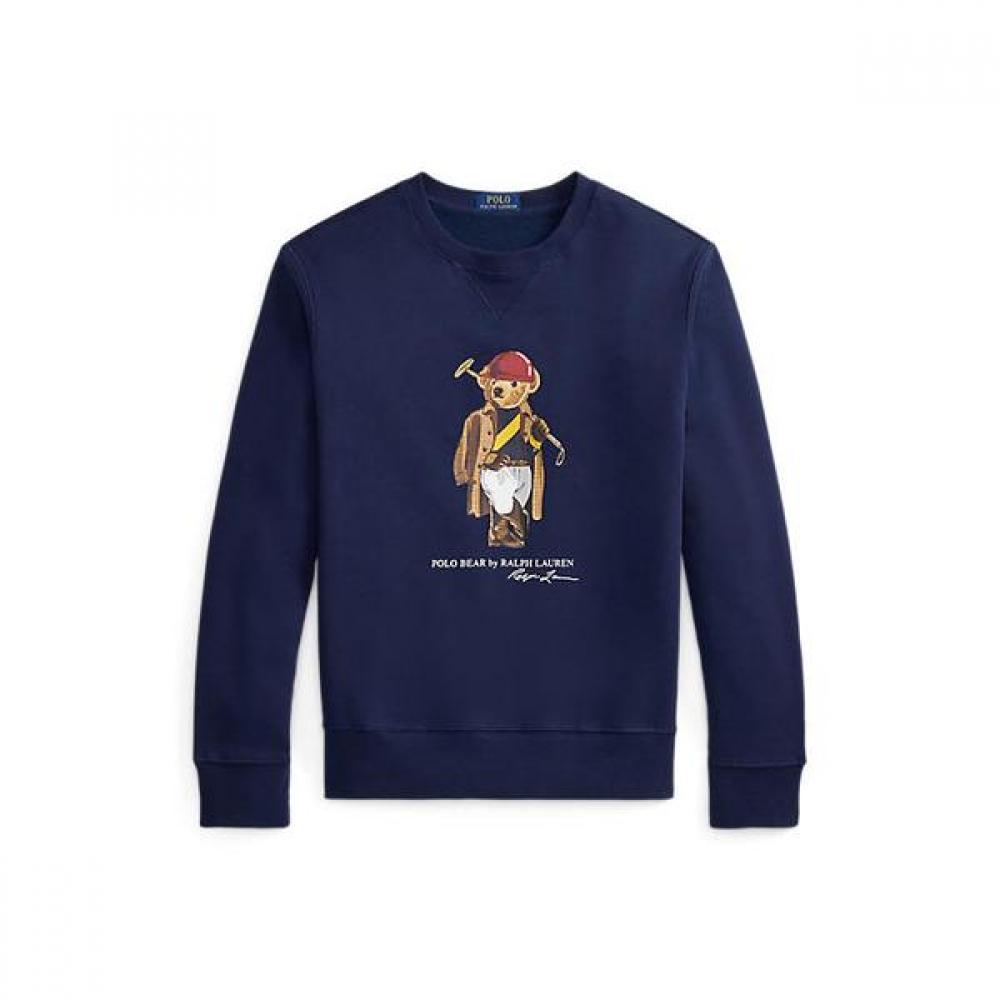 Polo Ralph Lauren Мужская флисовая толстовка с воротником-поло Медведь Поло Mnpokni16825170400