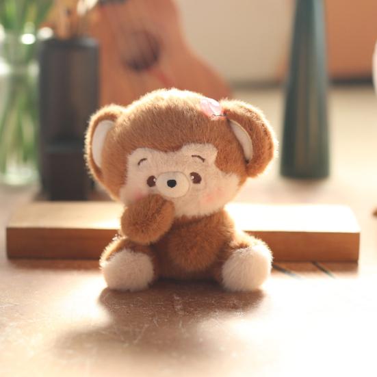Мультяшная обезьяна кукла мягкая кукла-животное кулон брелок PP хлопок наполнитель рюкзак автомобиль офис домашний декор подарок