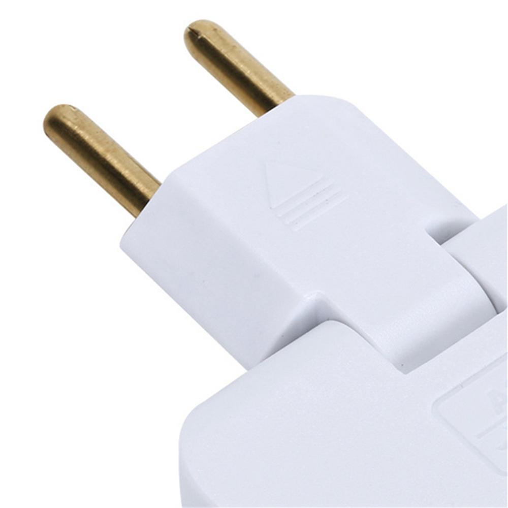 Вилка ЕС Вращающийся на 180 градусов переходник для розетки 3 в 1 Переходник-удлинитель с вилки ЕС на вилку США
