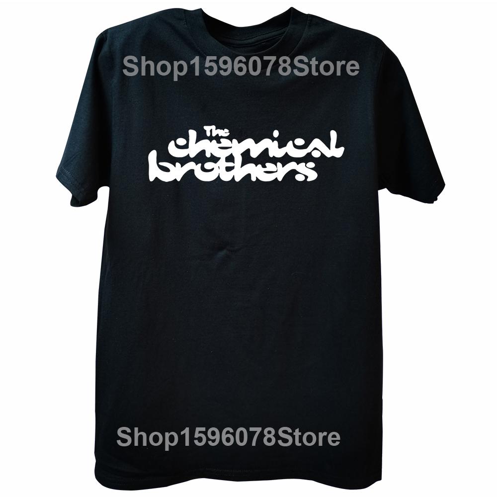 Смешные футболки The Chemical Brothers Летняя музыка Хип-хоп Графическая Уличная одежда Футболка с коротким рукавом Подарки на день рождения Мужская одежда