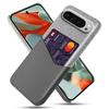 For Google Pixel 10 Pro XL Case PU Leather Cloth Texture Hard PC Phone Cover with Card Holder