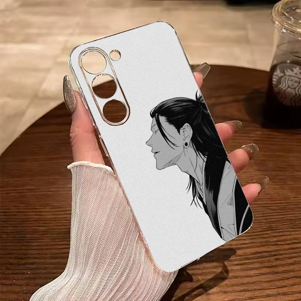 J-J-ujutsu Kaisen-S-uguru- Geto Прозрачный Мягкий Силиконовый Чехол для Телефона для Samsung Galaxy A71, A70, A52, A51, A40, A30