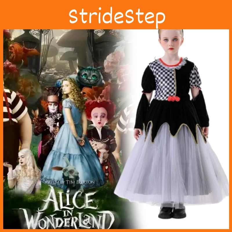 Halloween In Alice Wonderland Cosplay Costume Dress Party Performance Stage