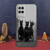 Dachshund Doberman Dog Case For OPPO A54 A74 A94 A98 A78 A79 A16 A76 A96 A5 A9 A17 A77 A15 A52 A72 A53 A57S Cover