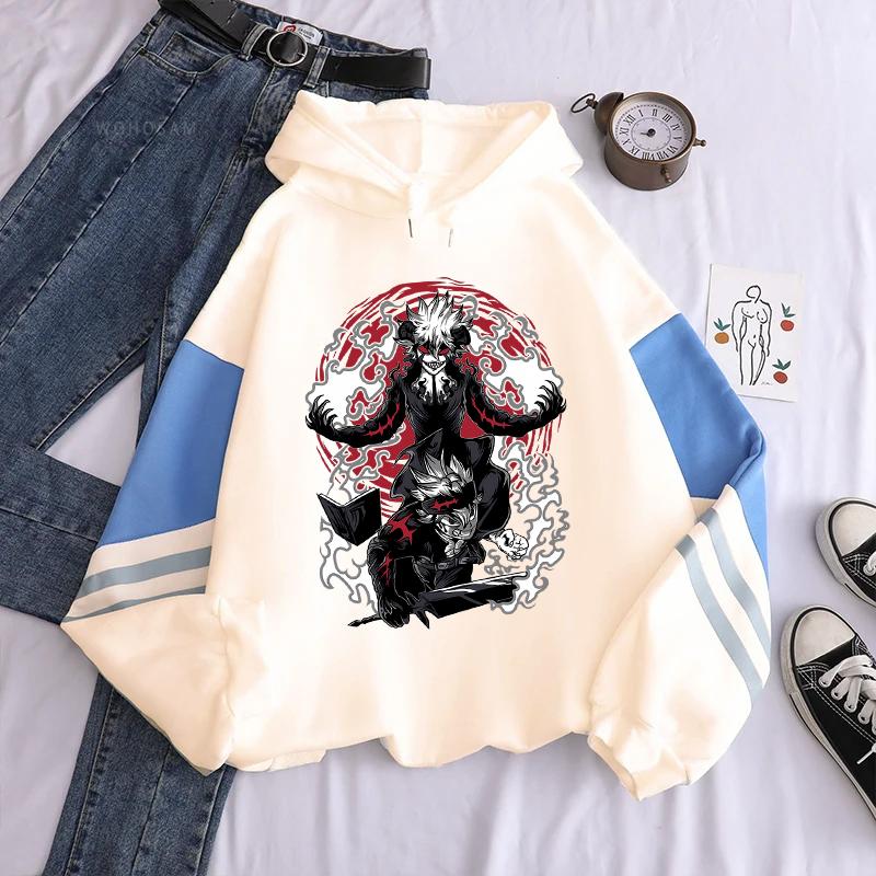 Anime Black Clover Asta Graphic Print Hooded Men Women Zipper Hoodies Casual Loose Sweatshirt Harajuku Unisex Zip Up Jacket