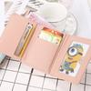 Fashion Purse Female Short Version of Students Fresh Folding Mini Metal Wallet Cute Purse Lady Coin Purse for Female Lovely
