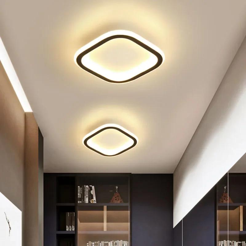 Современный светодиодный потолочный светильник для гостиной, столовой, прохода, гардеробной, балкона, спальни, потолочная люстра, внутреннее декоративное освещение