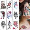Waterproof Tattoo Sticker, Small Flower Arm, Totem, Semi-Permanent Tattoo Sticker Tattoo