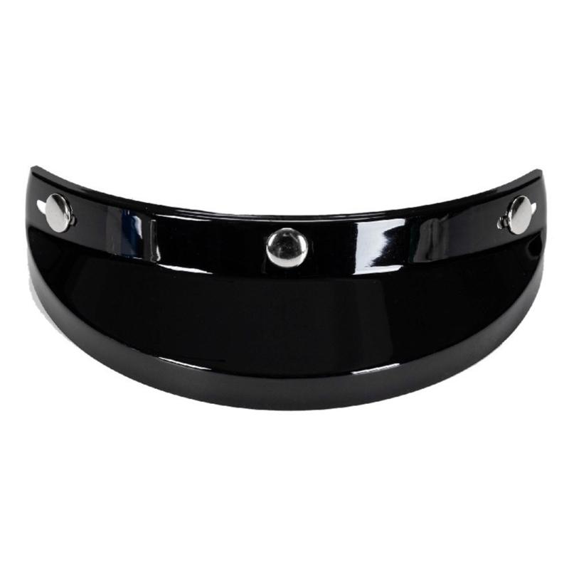 Мотоциклетный шлем с 3 кнопками, визор, линза для ретро-скутера, откидной, винтажный шлем