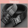 Alloy Fashionable Buckle Men Nylon Woven Waist Belt For Daily And Use Outdoor
