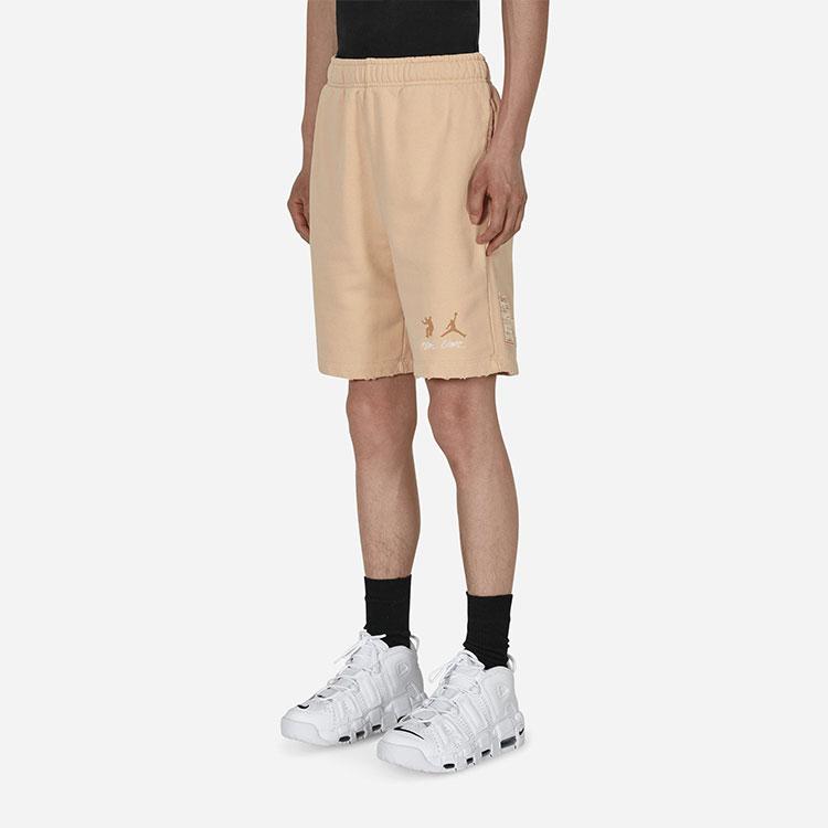 Шорты Air Jordan x Union MJ FLC белые ониксовые унисекс-низы кремовые DJ9528-268