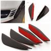 Роскошный стайлинг автомобиля 4 шт. Универсальный комплект накладок на губу переднего бампера, воздушные ножи для шикарного вида