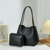 New Women's Bag Fashionable Simple Mother and Child Bag Women's Handbag Versatile Shoulder Bag Casual Solid Color Bag