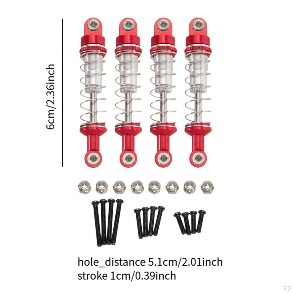 Амортизатор Демпфер Подвеска 1:12 Деталей для Радиоуправляемого Внедорожника MN D96 WPL C14 C24 C34