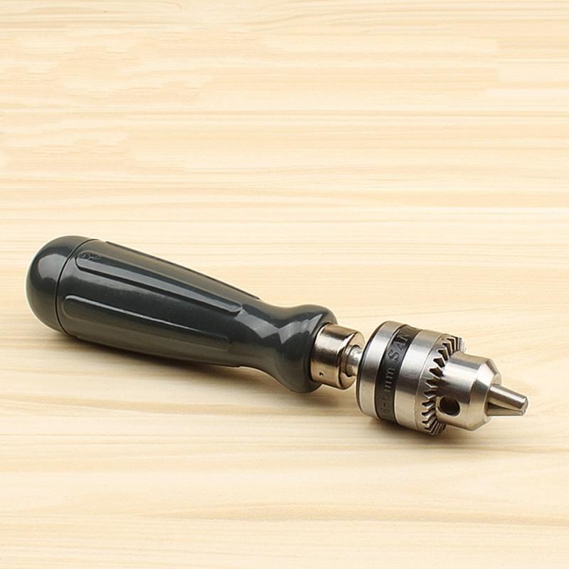 Mini Hand Drill With Keyless Chuck Rotary Tools Wood Drilling Twist 1.5/2.0/3.0/4.0/5.0mm Drill Bits Set Manual