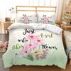 3D День святого Валентина цветы домашний комплект постельного белья пара пододеяльник наволочка простыня/двуспальная кровать 2/3 шт. полноразмерное украшение для спальни