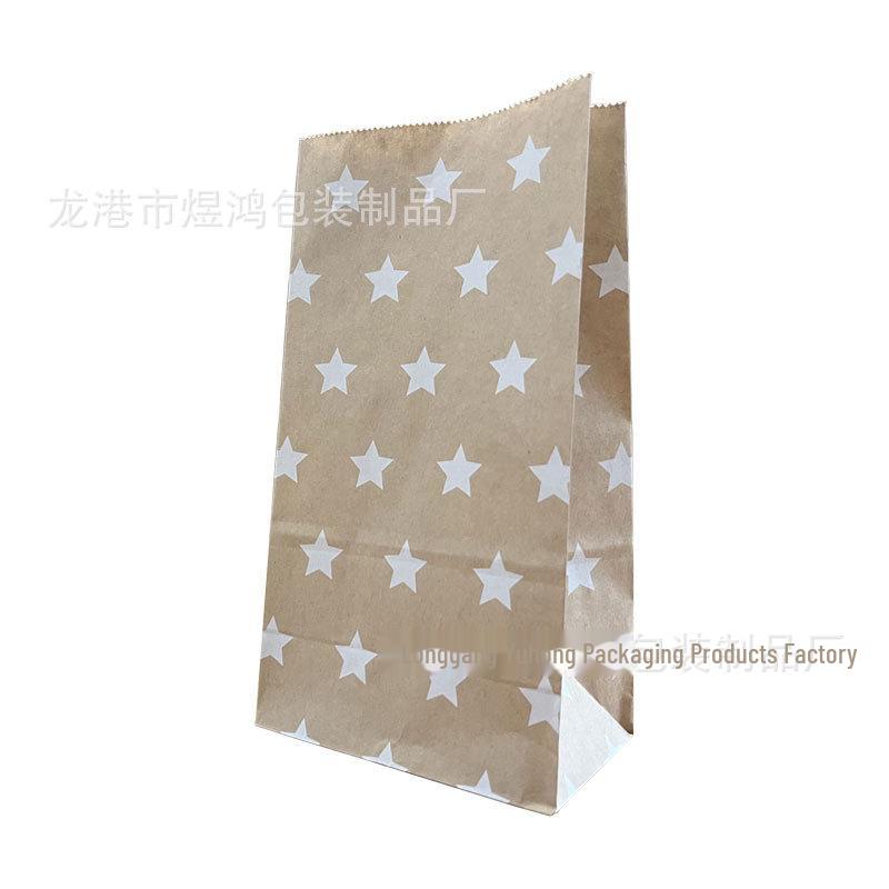 Пакеты для конфет из крафт-бумаги на заказ — красочные, милые, с квадратным дном