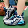 Одноклассник 2025 осень сетка детские баскетбольные кроссовки средние и большие детские вращающаяся пряжка мальчики дышащие спортивные туфли