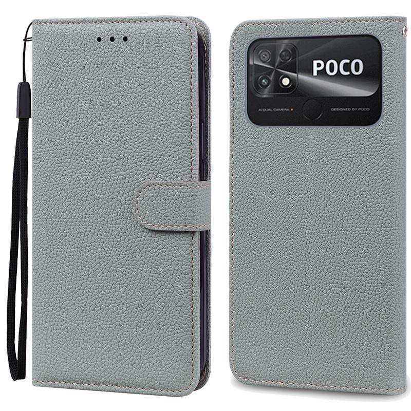 POCO C40 Case Leather Wallet Flip Case For POCO C40 Case Xiaomi POCO C40 C 40 PocoC40 Phone Cover Coque Fundas Etui Shell