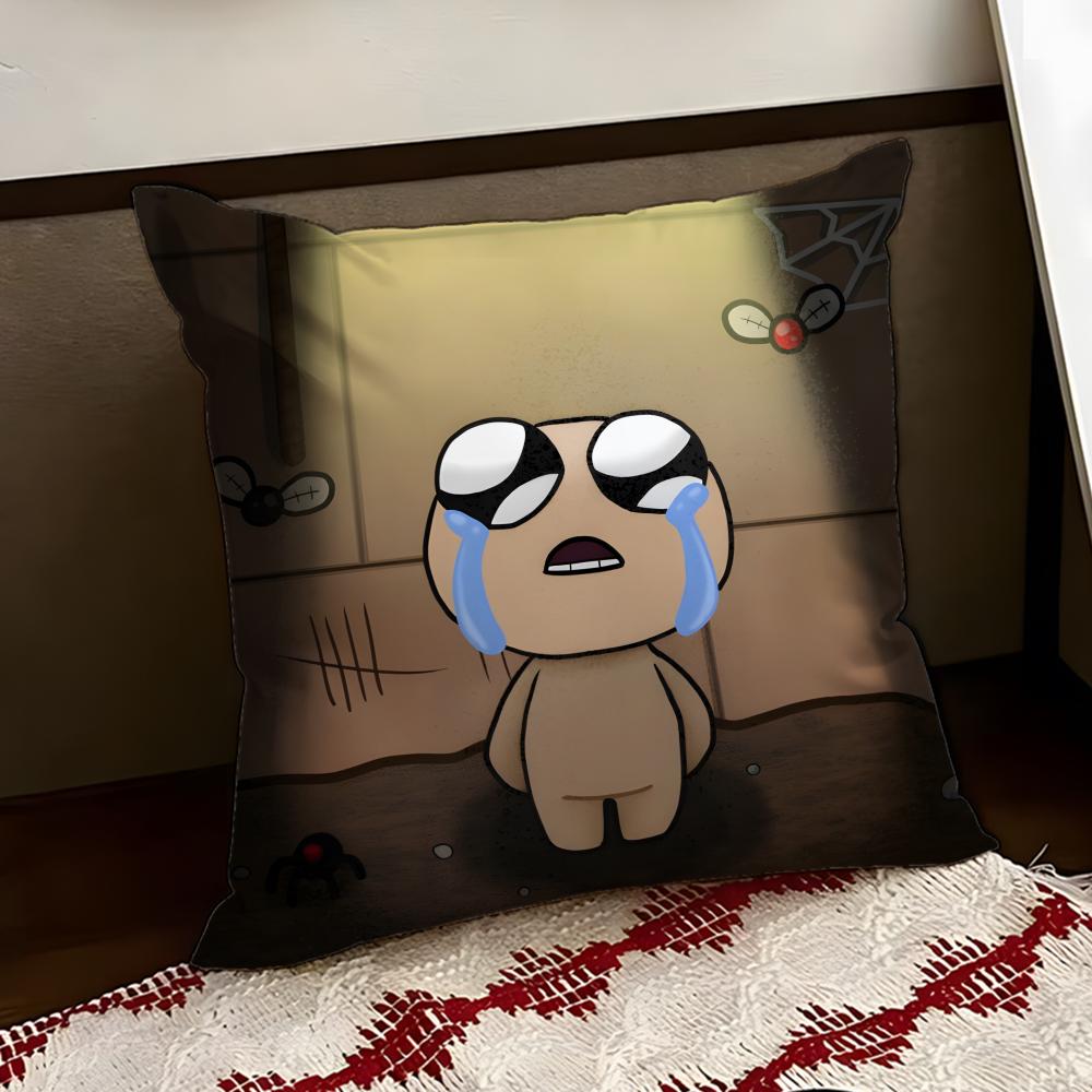 Подушка с принтом The Binding of Isaac, двусторонняя, мягкая, прочная, для дома, автомобиля, многоцелевая, для повседневного комфорта