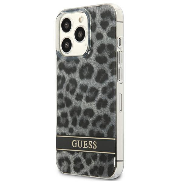 Guess Guhcp13Lhsleok Iphone 13 Pro / 13 6,1 Szary/Grey Hardcase Leopard