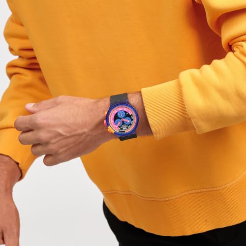 Наручные часы Swatch NEON PARTY TO THE MAX SB06N102, Черные