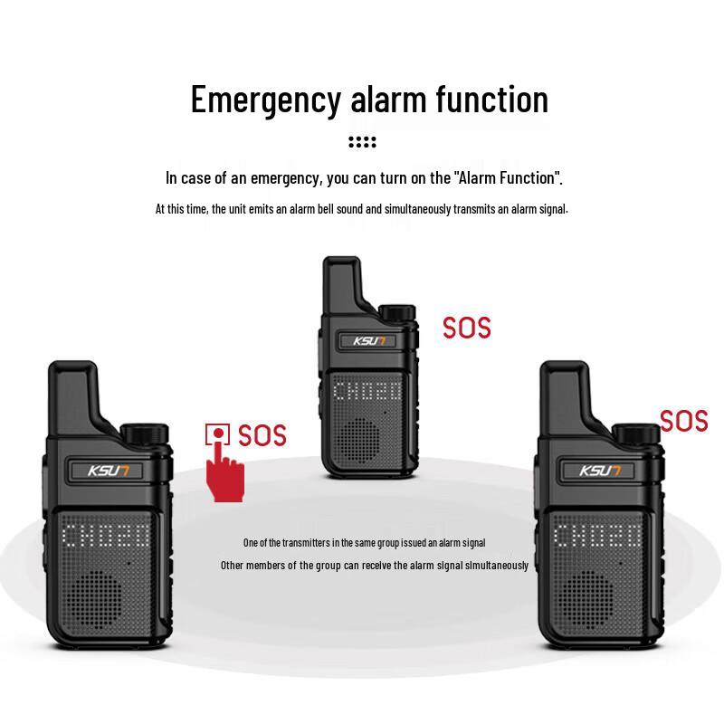 Компактная рация KSUN TFSI (Китайская версия)
