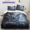 Alien Pattern Bedding,Quilt Set Quilt Cover Pillowcase Home Decoration Birthday Gift (1 * duvet cover + 2 * pillowcase, without core)
