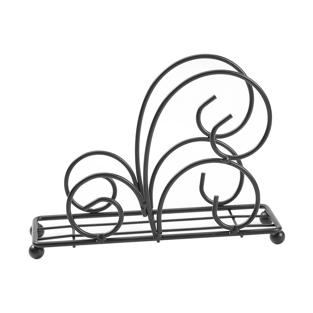 Отдельно стоящий металлический держатель для салфеток в скандинавском стиле, вертикальный диспенсер для салфеток, подставка для хранения салфеток, для помещений