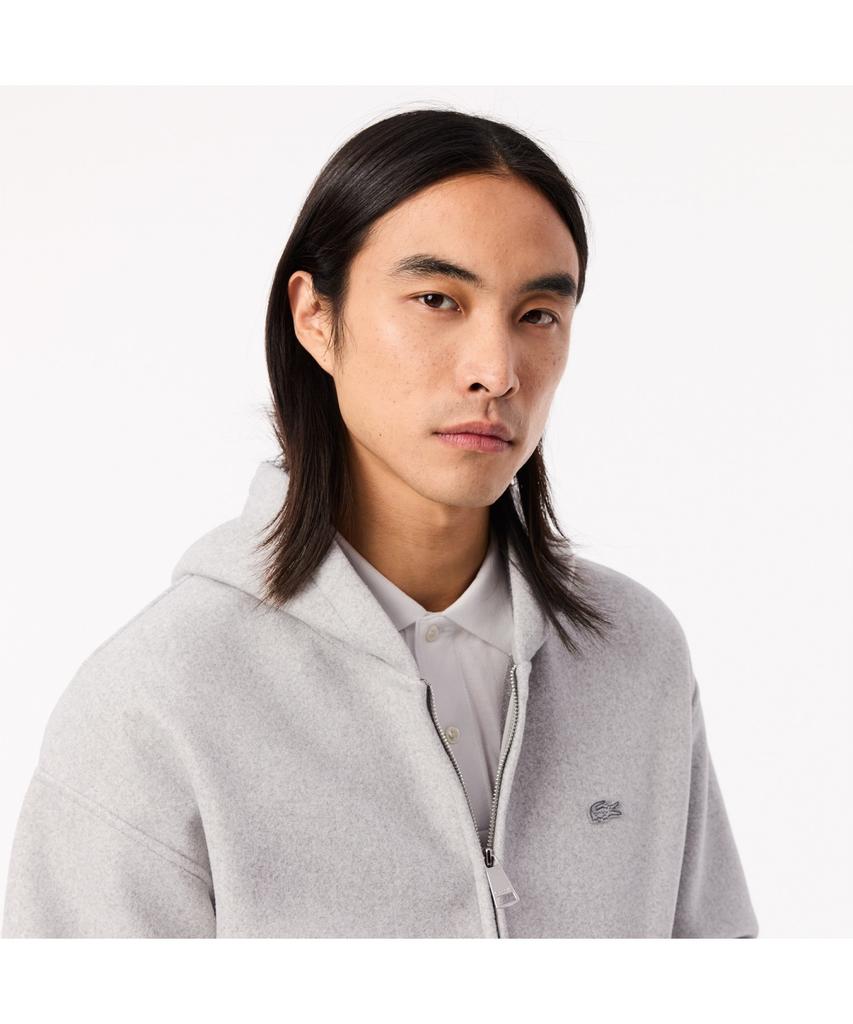 Мужская фланелевая толстовка на молнии Lacoste Sh4106-54N Cca