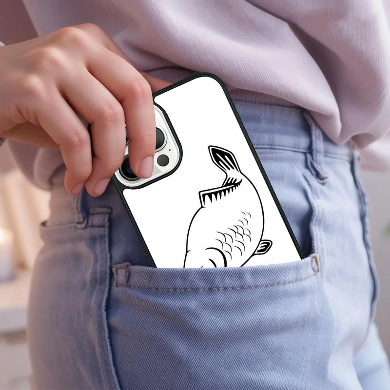CARP FISH FISHING Phone Case For iPhone 17 Air 15 16e 14 13 Pro Max Coque 12 11 Pro Max PLUS cover