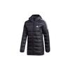 Long Hooded Down Jacket Women Outerwear Black GH4590