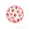 Strawberry Theme Party Paper Plate Balloon Picnic Plate Cake Plate Children'S Birthday Party Dessert Counter Decorative Cutlery