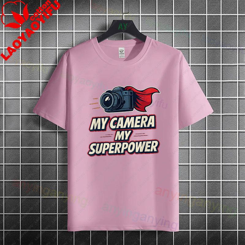 Unisex Unisexs Funny Storyteller Camera Photography Graphic Tshirt Short Sleeve 100 Cotton Casual Tee Ideal For Photographers