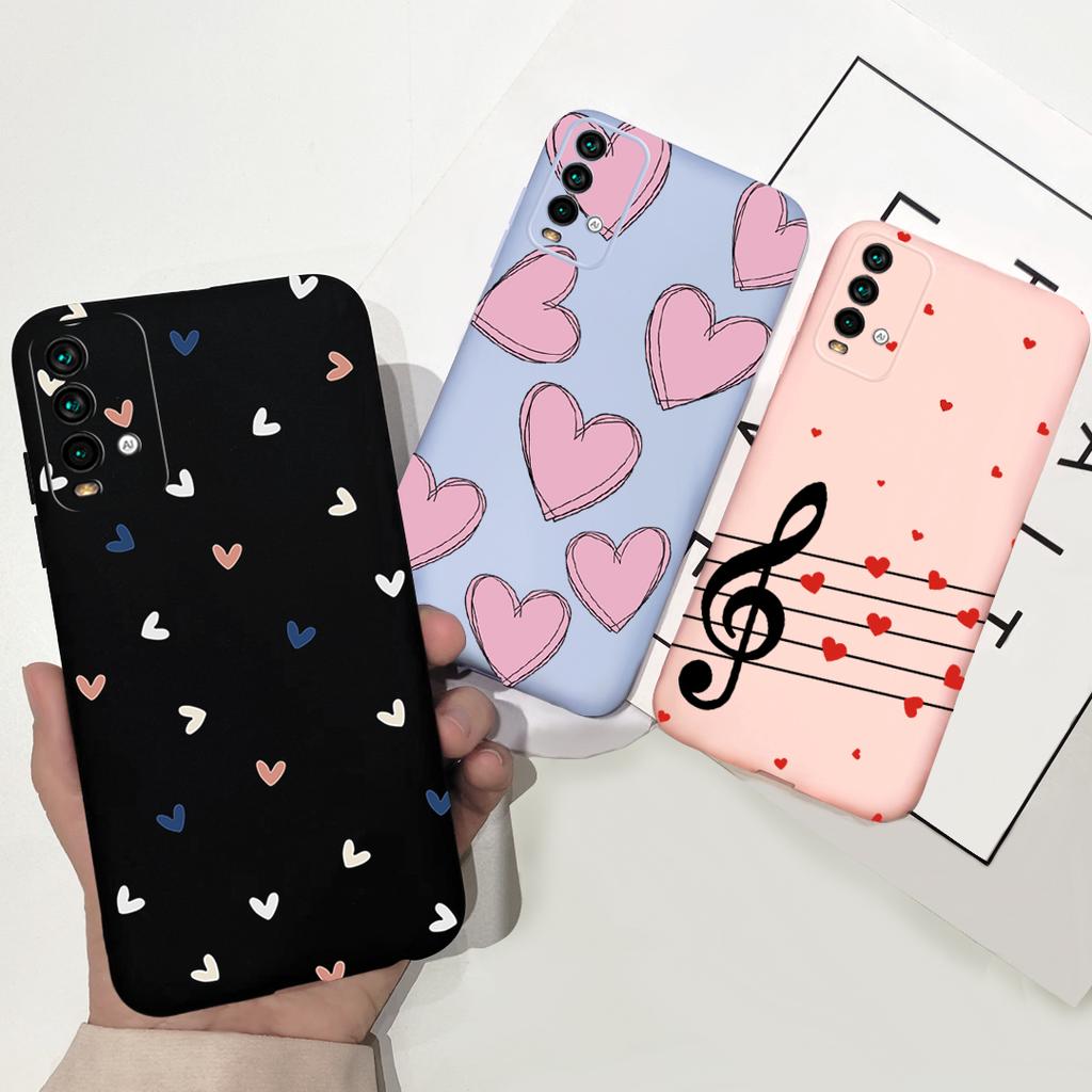 Case For Xiaomi Redmi 9T Case on Redmi 9T Soft Silicone Back Cover Funda For Xiaomi Redmi 9T Candy Color TPU Bumper Cute Cases