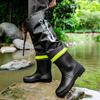 Men's Over-the-Knee High-Top Rain Boots - Waist-High Waterproof Fishing Waders