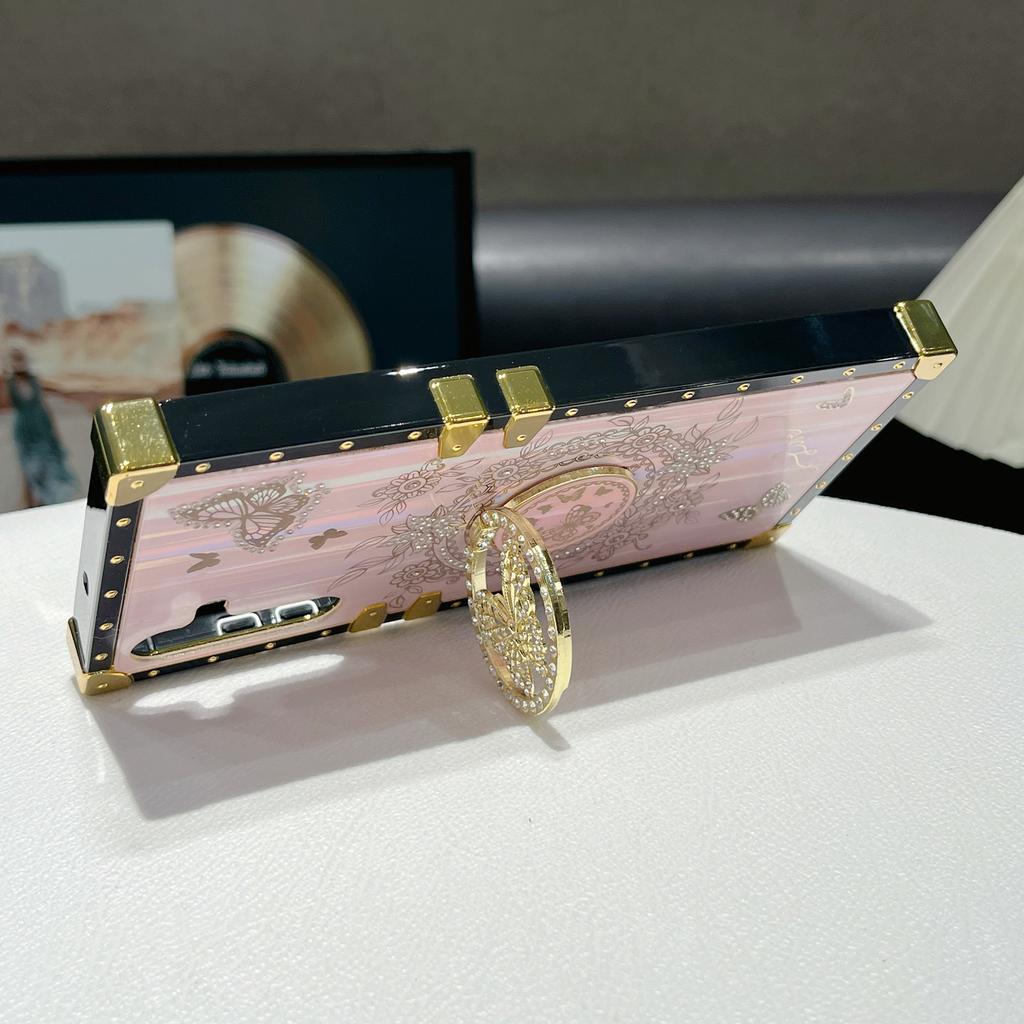 Чехлы для Samsung Galaxy A36 5G/A56 5G с украшением из страз и рисунком бабочек, из ТПУ+ПК