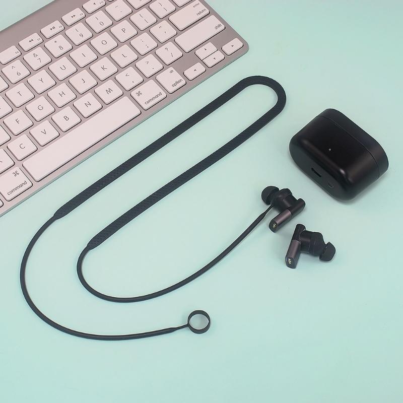 Soft Straps Cord Antilost Sport String Skin-Friendly Neck Around Wireless Headphone Lanyard for Status Between /3ANC