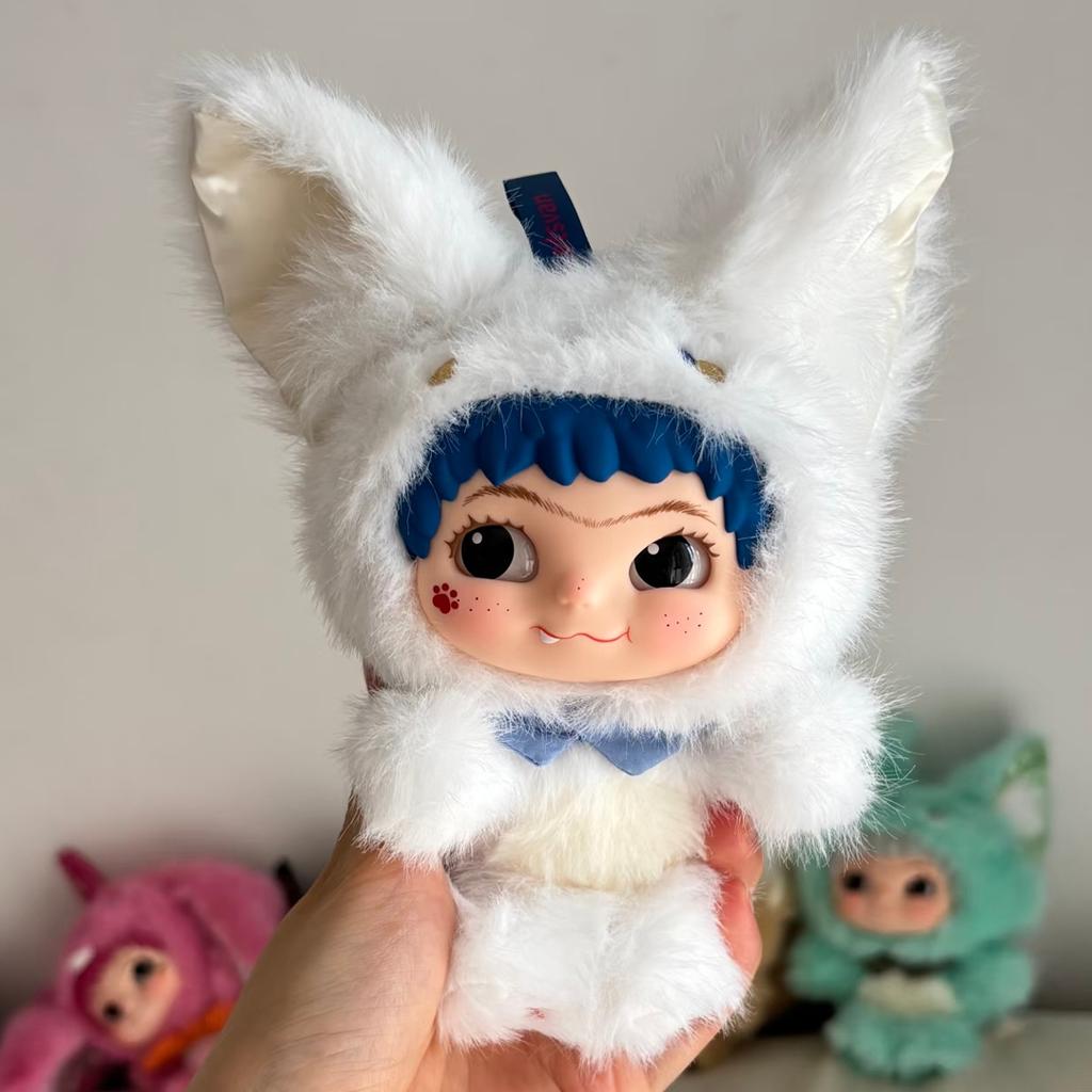 Wakuku V2 Fox & Bunny Trick Or Treat Series Vinyl Doll Suprise Bag Keychain Trendy Toys Mystery Box Gifts