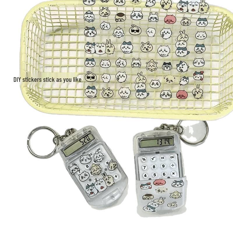 Chiikawa Silent Mini Calculator: Compact and Simple for Student Exams