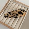 Sweet Leopard Hair Clip Elegant Kroean Style Barrettes Temperament Acetic Acid Duckclip  Women