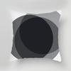 Luxury Home Decoration Cushion Cover Black Gray Dark Black and White Style Pillow Cover Office Sofa Cushion Cover