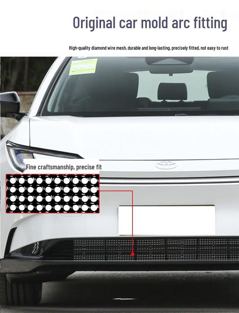 Защитная сетка радиатора Toyota BZ5: Сетка из нержавеющей стали от насекомых, подходит для 25 моделей.