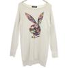 Hysteric Glamour Сделано в Японии Принт Свитшот с длинным рукавом тренировочный цельный женский Б/У