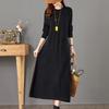 Зимнее базовое платье с круглым вырезом женское осенне-зимнее с пальто длинная вязаная юбка большого размера юбка-свитер женская