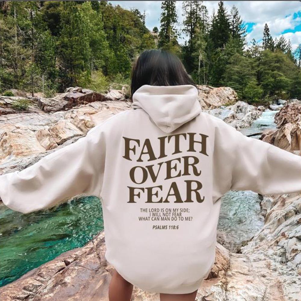 2023 Women's 'Faith Over Fear' Hooded Sweatshirt
