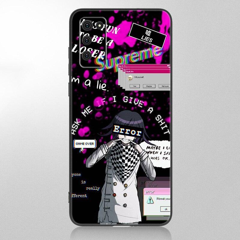 Чехол Danganronpa Kokichi Ouma для Samsung Galaxy A12 A02S A22 A32 A52 A72 A71 A51 A41 A31 A21 A11 A50 A70 A10S A20S, черный чехол