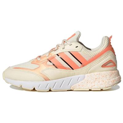 Originals ZX 1K Boost 2.0 Модные спортивные Нескользящие Износостойкие Дышащие Низкие Повседневные Кроссовки Женские Бежевые Оранжевые GW6869