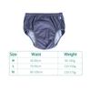2 Pieces Adults Incontinence Underwear Reusable Pull On Cover Pant Underpant Adult Cloth Diaper