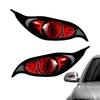 Car Eye Sticker, Scary Eyes Reflective Decal Mirror Cover,Scary Eyes Reflective Car Sticker Cover
